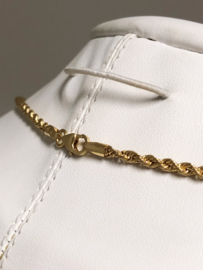 14 K Gouden Koord Collier - 46 cm