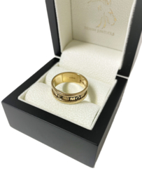 18 Karaat Gouden Antieke Engelse Memory Band Ring 1941 - London