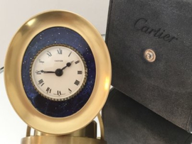CARTIER VINTAGE PENDULE REISWEKKER LAPIZ - JAREN '50