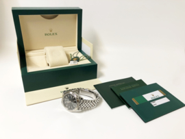 Rolex Datejust 2018 Grey Dial 41 mm - Full Set Incl. Garantie