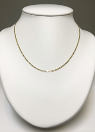 14 K Gouden Gucci Schakel Ketting - 43 cm / 3,15 g