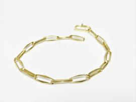 14 K Gouden Closed Forever Schakel Armband - 21 cm / 8,7 g