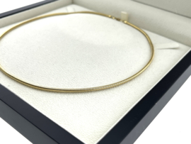 14 Karaat Geelgouden Slangen Collier - 42.5 cm / 12.7 g / 2.5 mm