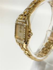 Cartier Panthere Art Deco Diamond Opaline Roman Dial Incl Documentatie / 2 Jaar Garantie Cartier