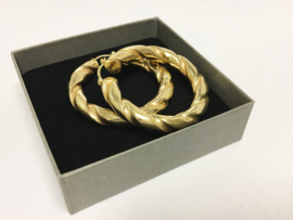 Grote 14 K Gouden Creolen - 5 cm