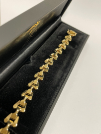 14 K Gouden Schakel Armband - 19 cm / 15,9 g / 1 cm