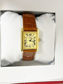 Must de Cartier Tank Midsize Quartz Ivory Roman Dial - Incl Cartier Garantie