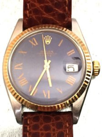 ROLEX OYSTER PERPETUAL DATE STAAL  GOUD - HEREN POLSHORLOGE