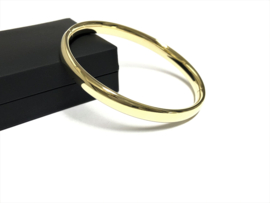 14 K Gouden Slaven Armband / Bangle - 16,5 g / 18 cm / 7 mm