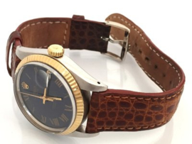 ROLEX OYSTER PERPETUAL DATE STAAL  GOUD - HEREN POLSHORLOGE