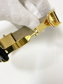 Must de Cartier Tank Large Model Quartz White Roman Dial Deployante Incl Cartier Garantie