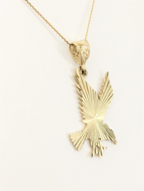 14 K Gouden Hanger - Adelaar (bewerkt)