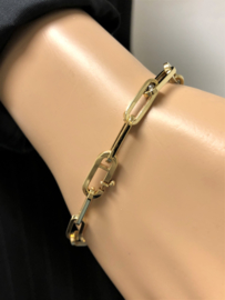 14 K Gouden Anker Schakel Armband - 20 cm / 15 g