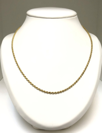 14 K Gouden Koord Ketting - 50 cm