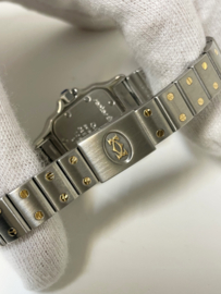 Cartier Santos Galbée Lady Quartz Staal Goud Roman Dial - Model 1057930 Incl Garantie