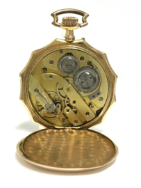 Remontoir Antiek 14 K Gouden Zakhorloge  / Datering ca 1920