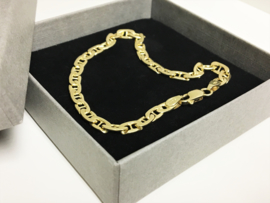 14 K Gouden Gucci Schakel Armband - 22 cm / 12,7 g
