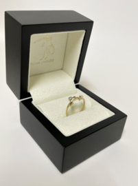 Paul van den Hout - Handvervaardigd 14 K Gouden Ring 0.06 ct Diamant - Loupezuiver