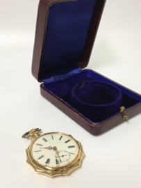 Remontoir Antiek 14 K Gouden Zakhorloge  / Datering ca 1920