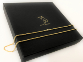 14 K Gouden Koningsketting Byzantijns (Rond) - 52,5 cm / 14,75 g / 2.5 mm