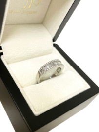 14 Karaat Witgouden Bandring 1.0 ct Diamant - G/VS