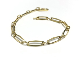 14 K Gouden Closed Forever Schakel Armband - 20 cm / 7,5 g