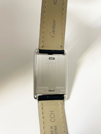 Cartier Tank Basculante 2386 Stainless Steel White Roman Dial - Incl 2 Jaar Garantie Cartier