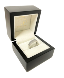 14 Karaat Witgouden Bandring 1.0 ct Diamant - G/VS