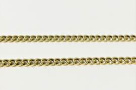 14 K Gouden Gourmet Schakel Collier - 47 cm / 7,4 g