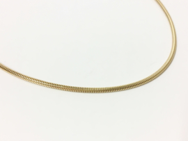 14 K Gouden Slangen Collier - 43 cm / 6,9 g