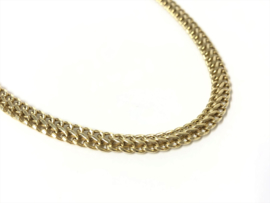 14 K Gouden Bismarck Schakel Ketting - 44,5 cm / 8,9 g