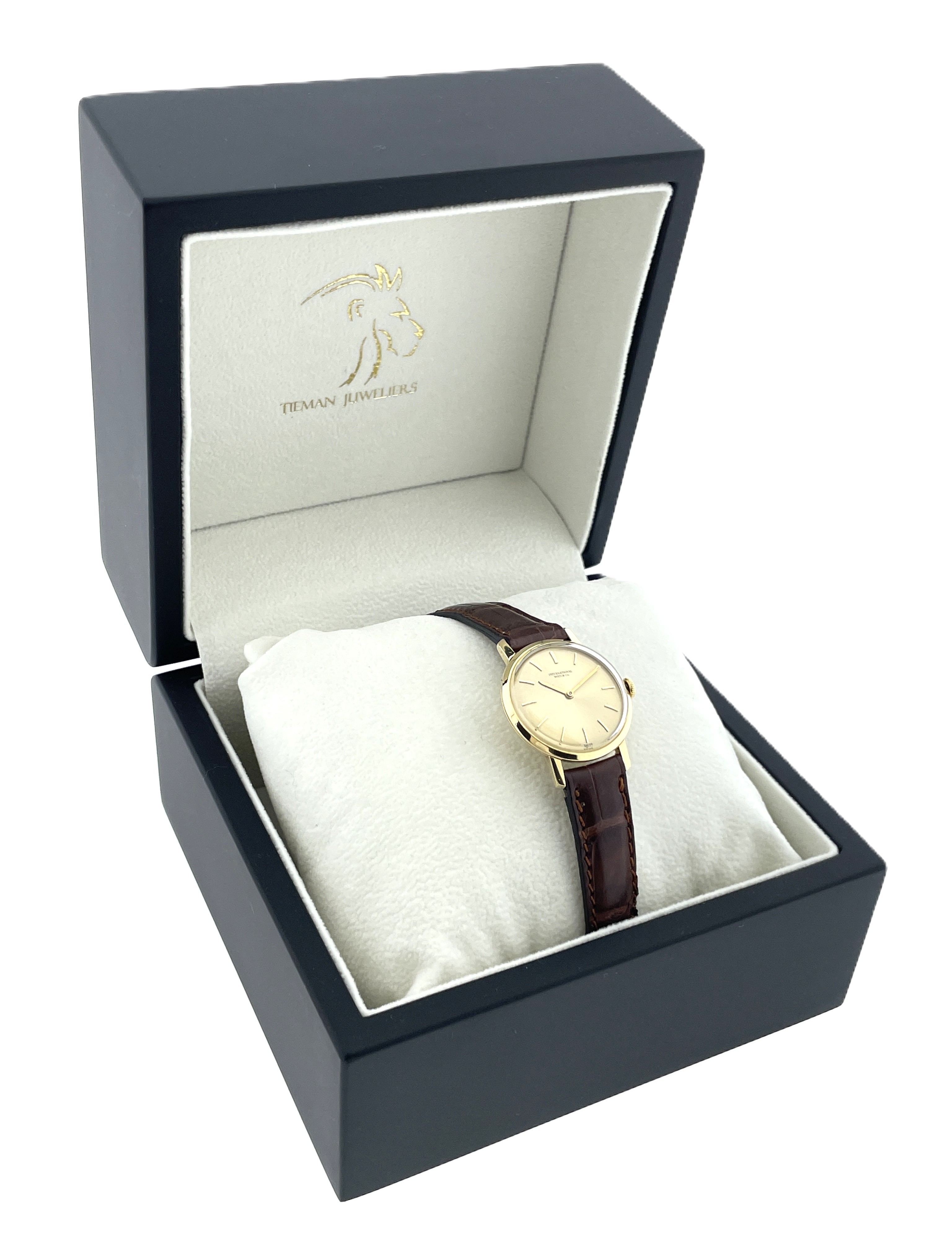 International Watch Co SWISS - IWC Vintage 18 Karaat Gouden Dames Polshorloge Jaren '60