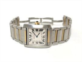 Cartier Tank Francaise Midsize Staal / Goud - Model 2301 Quartz