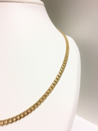 14 K Gouden Gourmet Schakel Ketting - 51 cm / 24,8 g