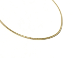 14 K Gouden Slangen Collier - 42,5 cm / 7,45 g