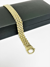 14 K Gouden Rolex Schakel Armband - 19 cm / 17,55 g / 8,55 mm