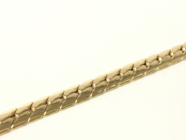 14 K Gouden Gourmet Collier (gewalst) - 42 cm