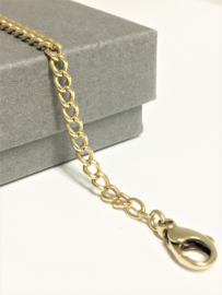 14 K Gouden Gourmet Schakel Armband - 22,5 cm / 7,3 g / 3,44 mm