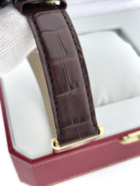 Must de Cartier Tank Large Model Quartz Roman Dial Pin Buckle - 590005 Vermeil