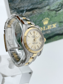 Rolex Datejust Lady 69173 Goud/Staal 26 mm Champagne Dial - Incl Full Service + Garantie