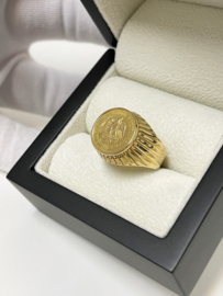 18 Karaat  Gouden Munt Ring 2 Pesos - Estados Unidos Mexicanos