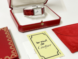 Must de Cartier Tank Quartz Zilver - Dames Polshorloge