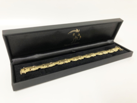 14 K Gouden Fantasie Schakel Armband - 19 cm / 28,73 g