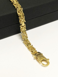 14 K Gouden Konings Armband - 18 cm / 10,6 g