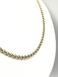 14 K Gouden Jasseron Collier - 54 cm / 14,4 g