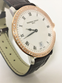 Frederique Constant Geneve Diamond  Rosé Polshorloge 0.5 crt H / VSl