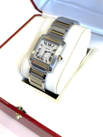 Cartier Tank Francaise Midsize Staal / 18 K Goud - Model 2301 Quartz
