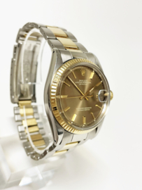Rolex Oyster Perpetual Datejust 1601 Dark Gold Pie Pan Dial - 36 mm
