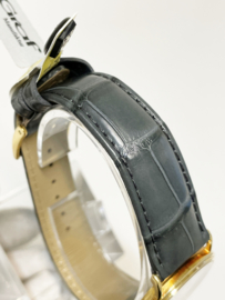 Omega de Ville 18 K Gouden Dresswatch Ivory Roman Dial - 1998
