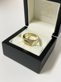 14 K Massief Gouden Heren Design Ring - 8,3 g